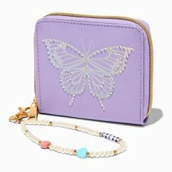 Best reviews of 😉 Claire's Lavender Butterfly Wristlet Wallet 💯