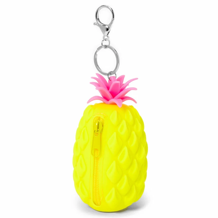 Discount 💯 Claire's Pineapple Jelly Coin Purse Keyring - Yellow ❤️ 1 Discount 💯 Claire's Pineapple Jelly Coin Purse Keyring - Yellow ❤️