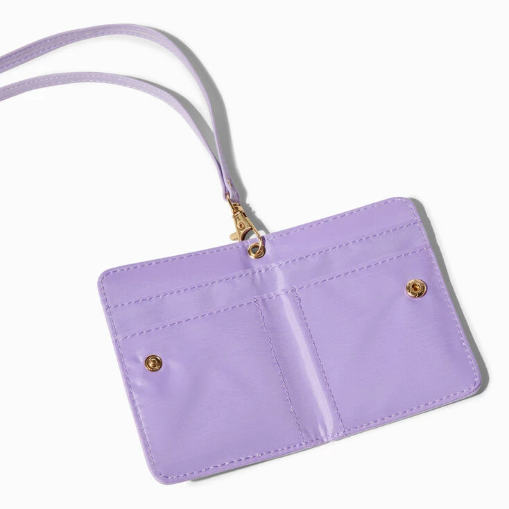Budget 🧨 Claire's Lavender Butterfly Wallet With Lanyard 🔥 2 Budget 🧨 Claire's Lavender Butterfly Wallet With Lanyard 🔥 - Image 2