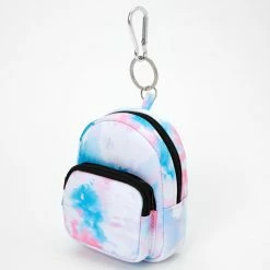 Best deal 😉 Claire's Pastel Tie Dye Mini 🎒 Backpack Keyring - Pink/Blue 😀