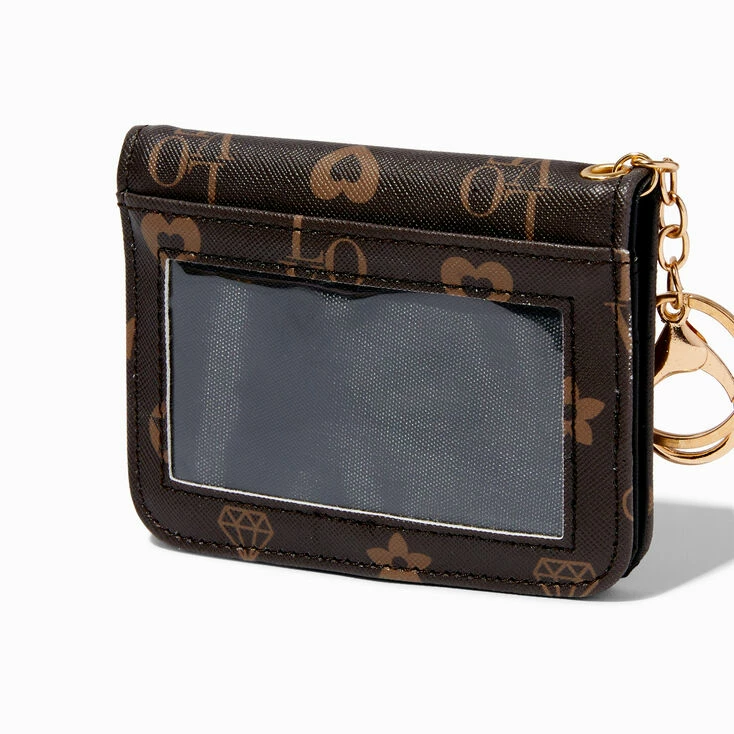 New ⭐ Claire's Brown & Black Status Icons Mini Snap Wallet 💯 2 New ⭐ Claire's Brown & Black Status Icons Mini Snap Wallet 💯 - Image 2