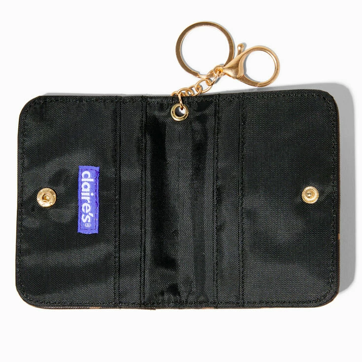 New ⭐ Claire's Brown & Black Status Icons Mini Snap Wallet 💯 3 New ⭐ Claire's Brown & Black Status Icons Mini Snap Wallet 💯 - Image 3