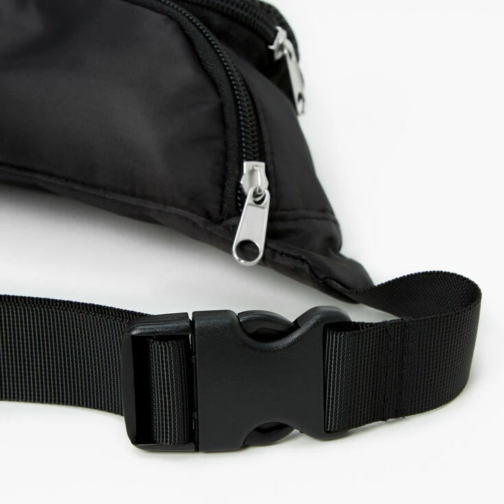 Top 10 ✨ Claire's Solid Black Bum Bag 🔔 2 Top 10 ✨ Claire's Solid Black Bum Bag 🔔 - Image 2