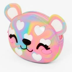 Coupon ❤️ Claire's Rainbow Heart Polka Dot Bear Jelly Coin Purse 🤩