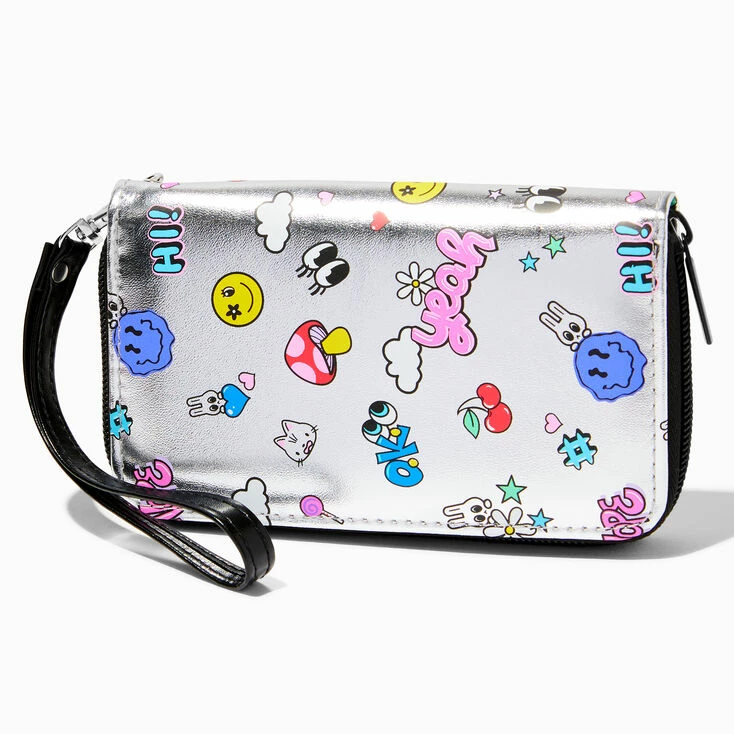 Brand new ๐ฅ Claire's Trendy Icons Printed Wristlet ๐ 1 Brand new ๐ฅ Claire's Trendy Icons Printed Wristlet ๐