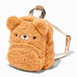 Brand new ✔️ Claire's Club Sherpa Bear Tiny 🎒 Backpack 🎉