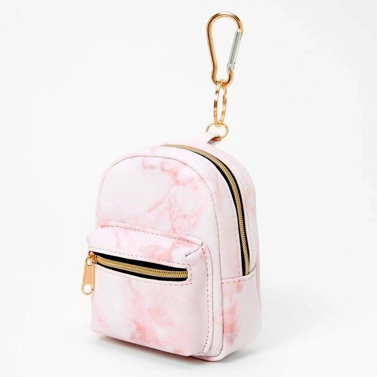 Outlet π Claire's Pink Marble Mini π Backpack Keyring π₯ 1 Outlet π Claire's Pink Marble Mini π Backpack Keyring π₯
