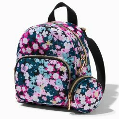 Front Page 54 Discount 🎁 Claire's Lavender Floral Mini 🎒 Backpack 🌟