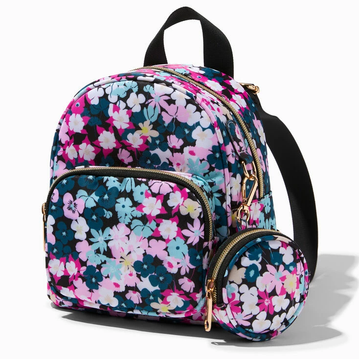 Discount 🎁 Claire's Lavender Floral Mini 🎒 Backpack 🌟 1 Discount 🎁 Claire's Lavender Floral Mini 🎒 Backpack 🌟