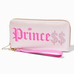 New 👏 Claire's Pink Princess Dollar Sign Wristlet 🎉